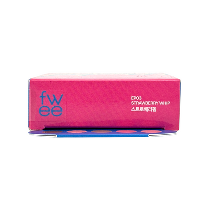 fwee Pocket Eye Palette EP03 Strawberry Whip 6.6g by Zakura Global – compact eyeshadow palette with pink tones and silky texture.