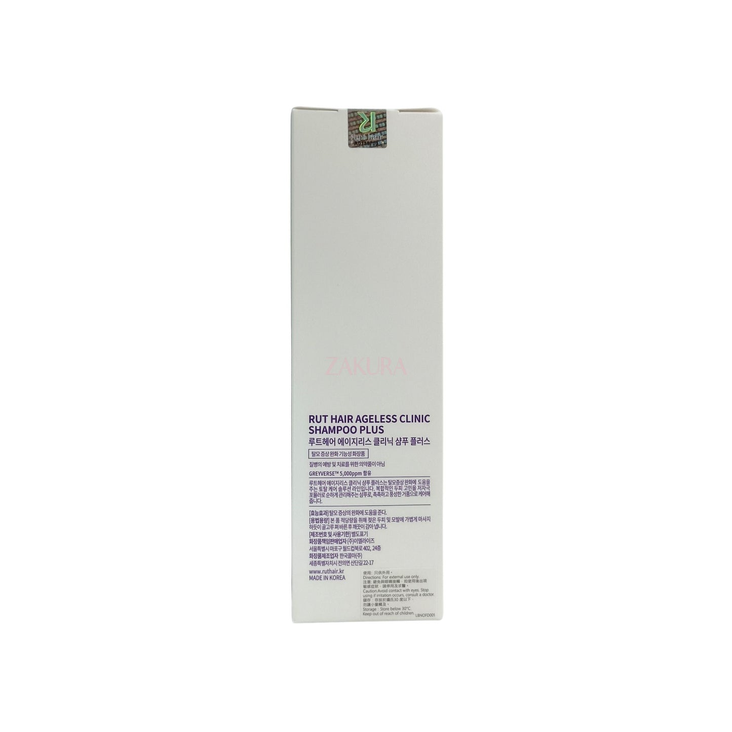 RU:T Scalp Ageless Clinic Shampoo 370ml