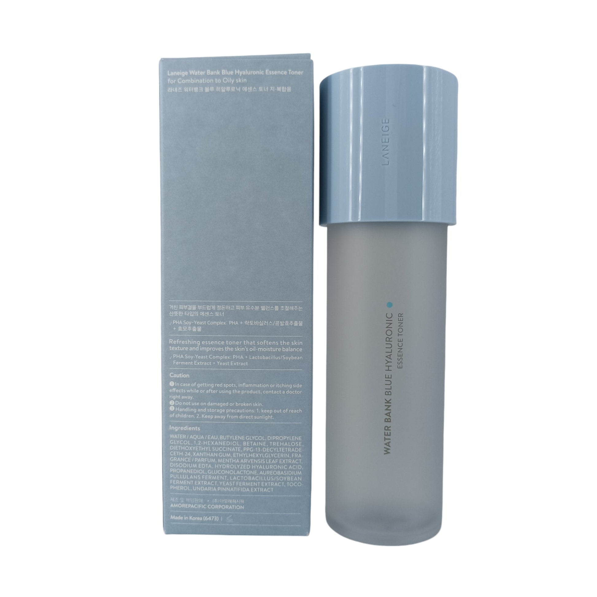 Laneige Water Bank Blue Hyaluronic Essence Toner 160ml (Combin-Oily/Normal-Dry Skin) Combin-Oily