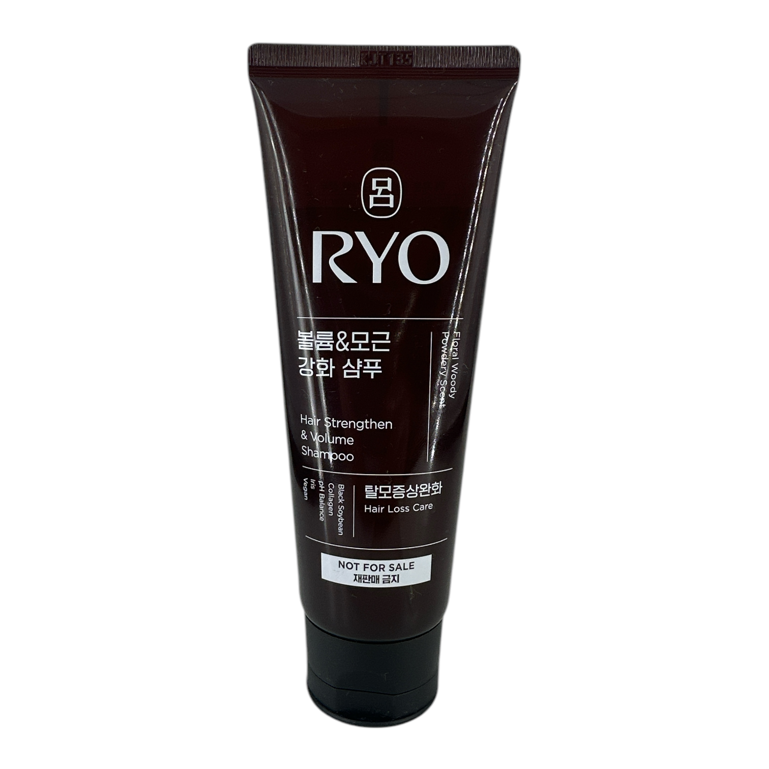 Ryo Hair Strengthen & Volume Shampoo – 112ml travel-size Korean herbal shampoo for volume and scalp care, available at Zakura Global.