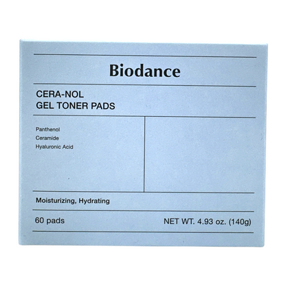 Biodance Toner Pads 60pads (Collagen Gel/Cera-Nol Gel)