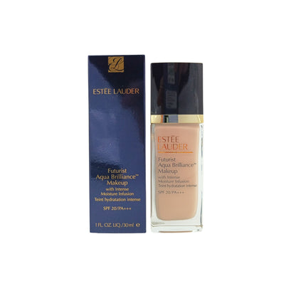 Estee Lauder Futurist Aqua Brilliance Makeup SPF20/PA++ 30ml (1C0 Cool Porcelain/ 2C0 Cool Vanilla) 2C0 Cool Vanilla