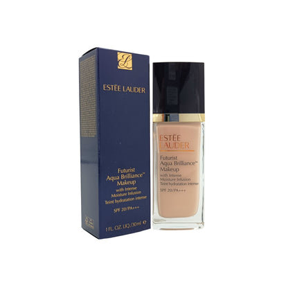 Estee Lauder Futurist Aqua Brilliance Makeup SPF20/PA++ 30ml (1C0 Cool Porcelain/ 2C0 Cool Vanilla) 2C0 Cool Vanilla