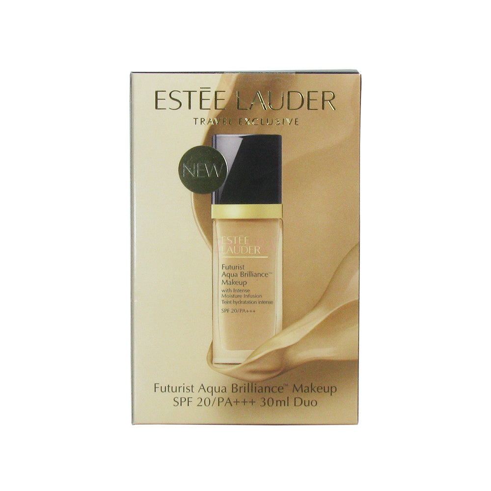 Estee Lauder Futurist Aqua Brilliance Makeup SPF20/PA++ 2x30ml (1C0 Duo/2C0) 2C0