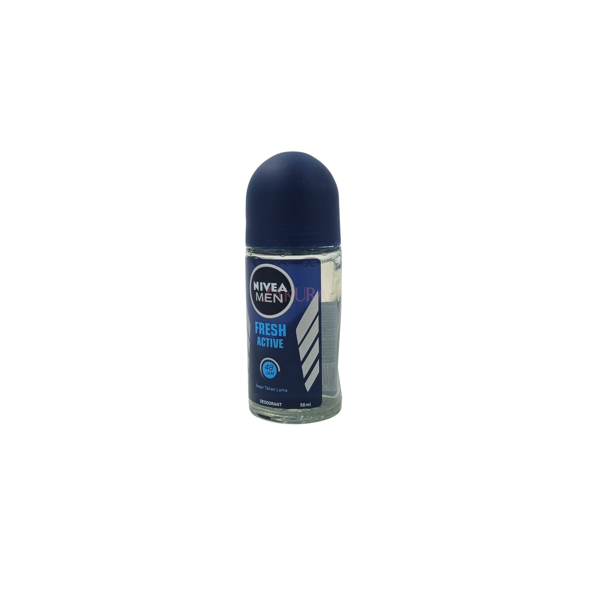 Nivea Men Roll On 50ml(Back & White Invisible Original/Fresh Active/Black & White Invisible Fresh/ Deep Black Charcol Espresso/Cool Kick Extra Dry) Fresh Active