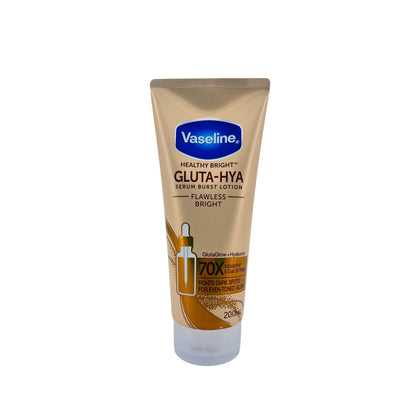Vaseline Healthy Bright Gluta-Hya Serum Burst Lotion Flawle 200ml