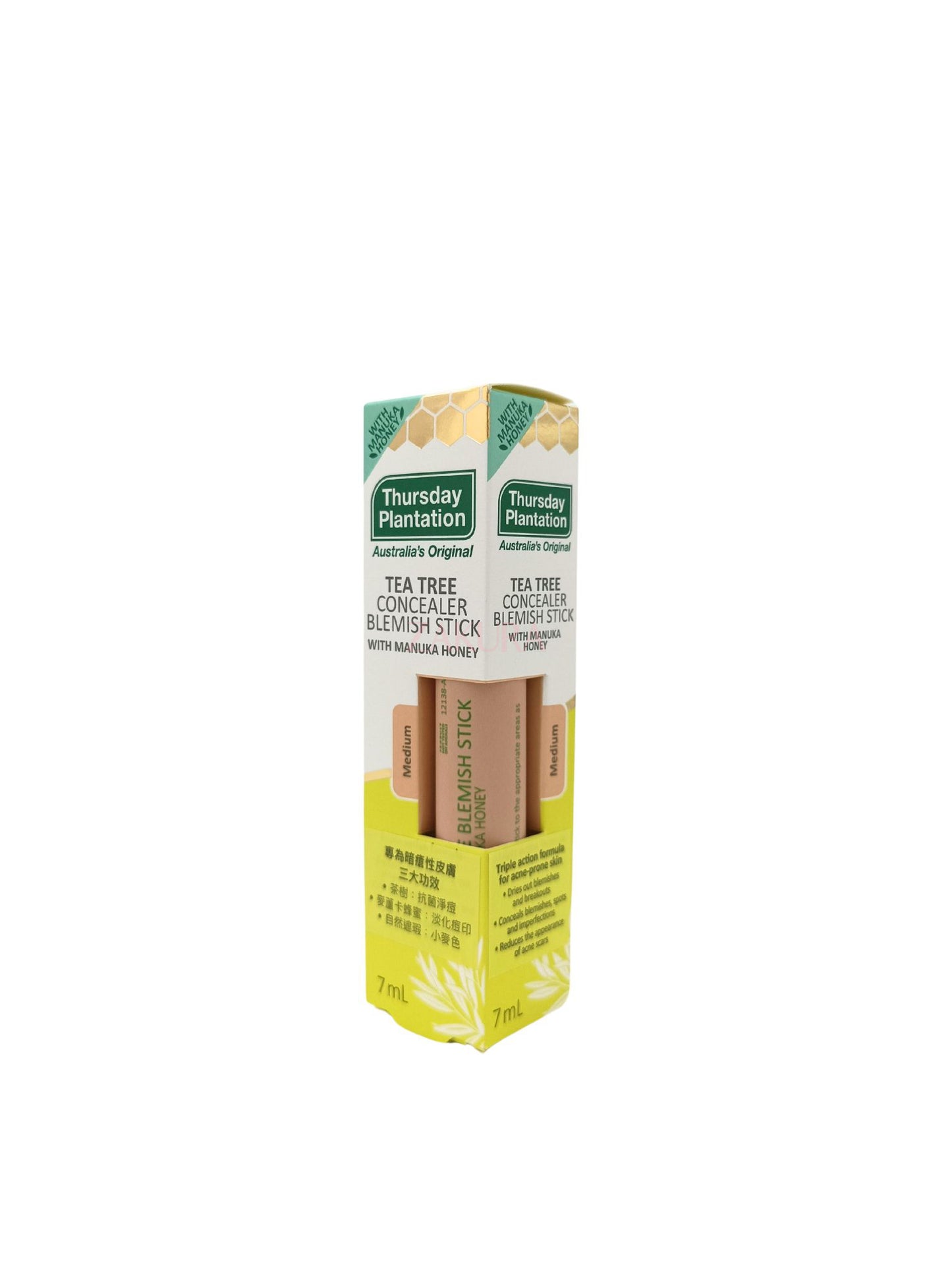 Thursday Plantation Tea Tree Blemish Stick 7ml (Invisible/ Liht/ Medium) Medium