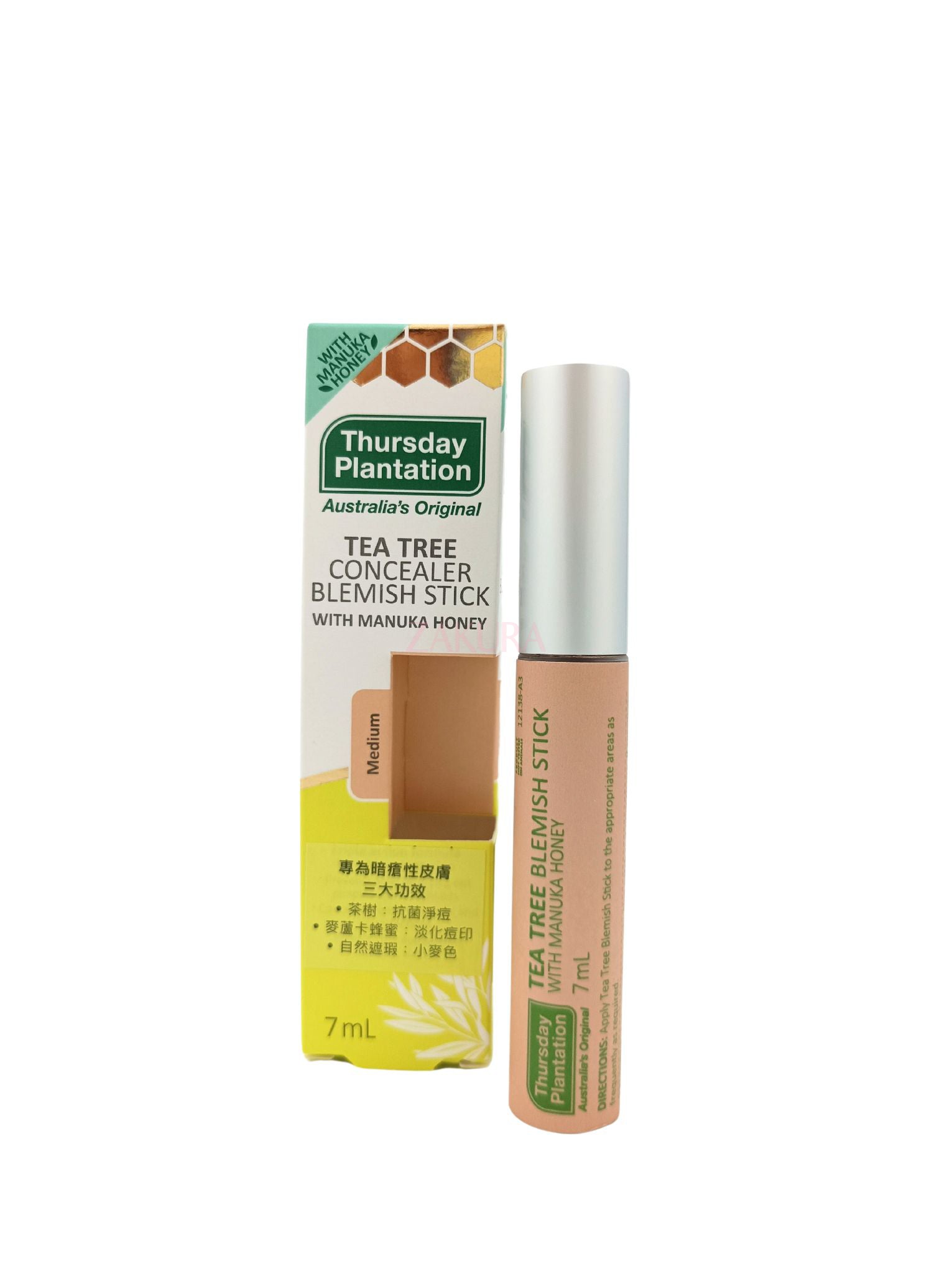 Thursday Plantation Tea Tree Blemish Stick 7ml (Invisible/ Liht/ Medium) Medium