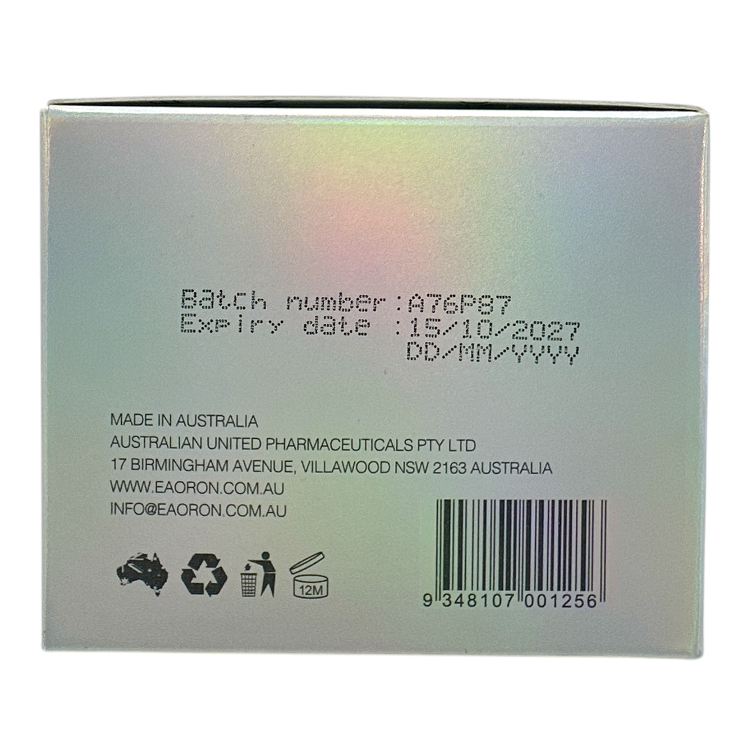 Eaoron Crystal Brightening Cream 50ml