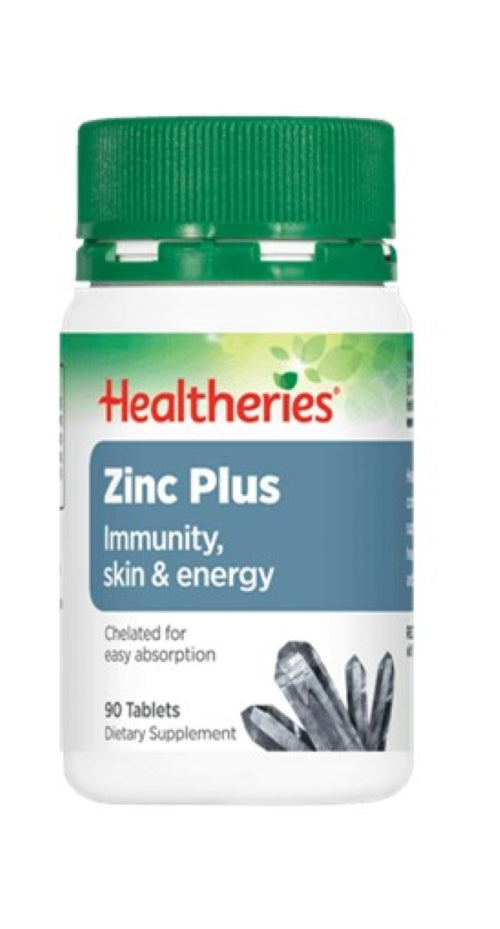 Healtheries Zinc Plus Tablets 90tabs