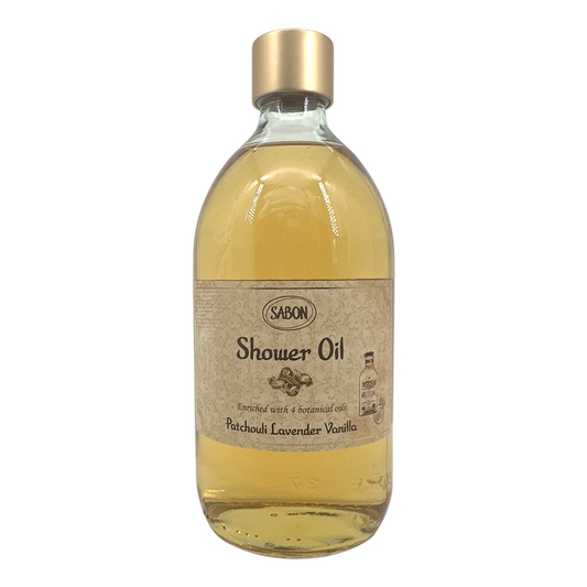 (No Photo) Sabon Shower Oil - Patchouli Lanvender Vanilla (300ml/500ml)