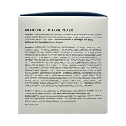  Medicube Zero Pore Pad 2.0 70 Pads