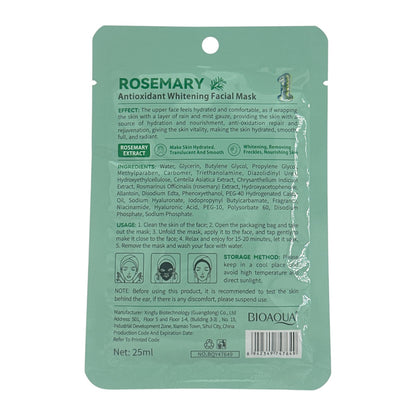 BIOAOUA Rosemary Anti-Aging Nourishing Sheet Mask 25ml