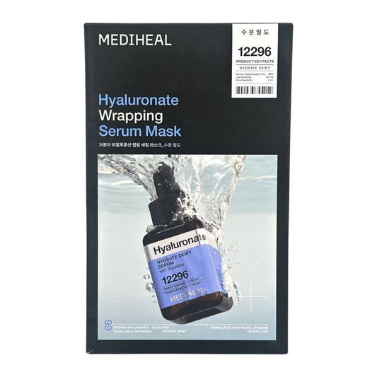 Mediheal Hyaluronate Wrapping Serum Mask Hydrate Dewy 10pcs
